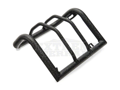 RedRock Wrap-Around Tail Light Guards; Textured Black (07-18 Jeep Wrangler JK)
