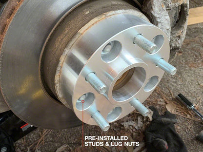 RedRock 1.50-Inch Wheel Spacers; 5x5 (07-18 Jeep Wrangler JK)