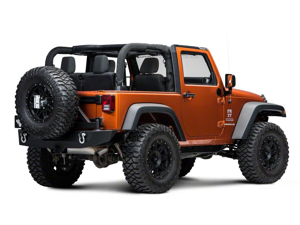 RedRock Extreme Recovery Jack Spare Tire Mount (87-18 Jeep Wrangler YJ, TJ & JK)