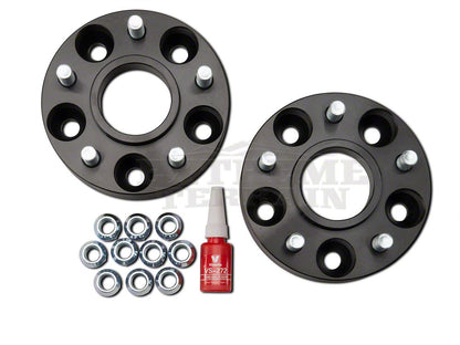 RedRock 1.50-Inch Wheel Spacers; Black; 5x4.5 (87-06 Jeep Wrangler YJ & TJ)