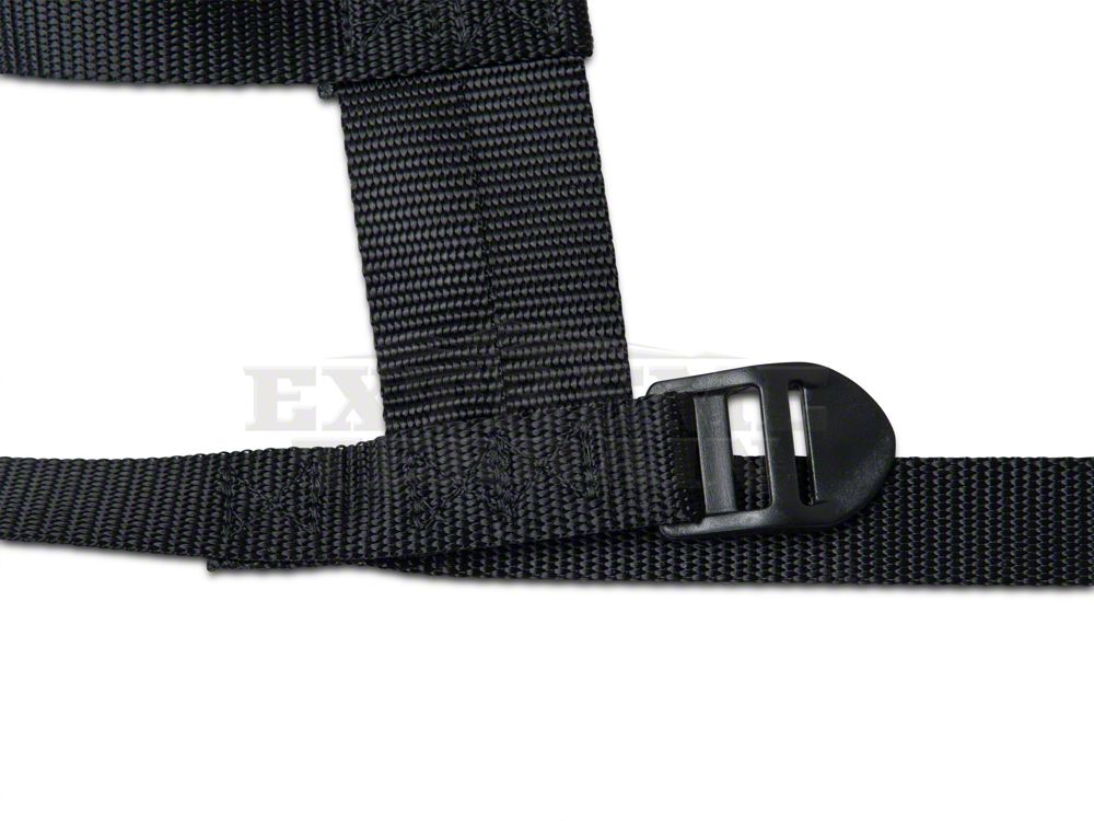 RedRock Cargo Wrap Around Net; One Piece (92-06 Jeep Wrangler YJ & TJ)