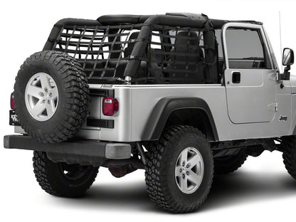 RedRock Cargo Wrap Around Net; One Piece (04-06 Jeep Wrangler TJ Unlimited)