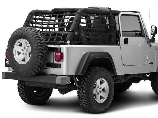 RedRock Cargo Wrap Around Net; One Piece (04-06 Jeep Wrangler TJ Unlimited)