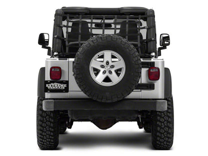 RedRock Cargo Wrap Around Net; One Piece (04-06 Jeep Wrangler TJ Unlimited)