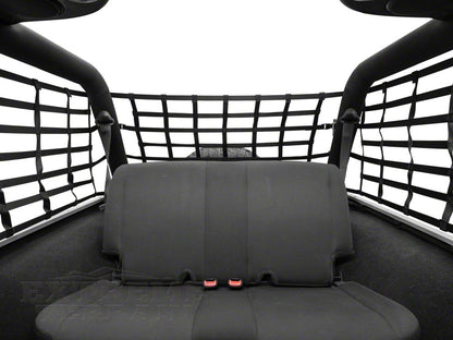 RedRock Cargo Wrap Around Net; One Piece (04-06 Jeep Wrangler TJ Unlimited)