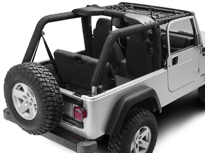 RedRock Front Overhead Net (04-06 Jeep Wrangler TJ Unlimited)