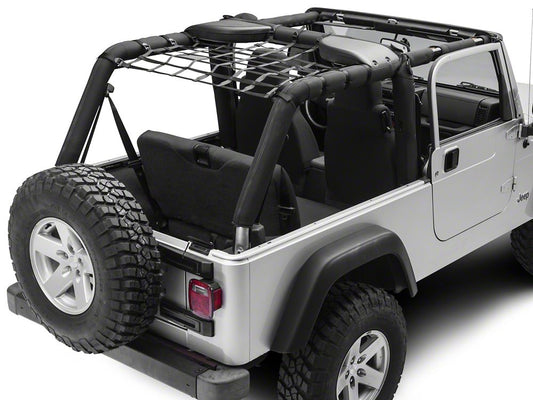 RedRock Rear Overhead Net (04-06 Jeep Wrangler TJ Unlimited)