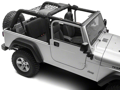 RedRock Rear Overhead Net (04-06 Jeep Wrangler TJ Unlimited)