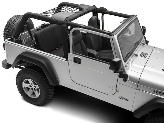 RedRock Rear Overhead Net (04-06 Jeep Wrangler TJ Unlimited)