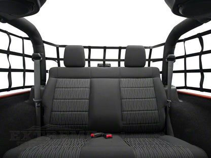 RedRock Cargo Wrap Around Net; One Piece (07-18 Jeep Wrangler JK 2-Door)