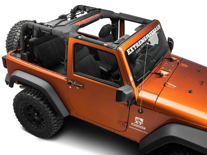RedRock Rear Overhead Net (07-18 Jeep Wrangler JK 2-Door)