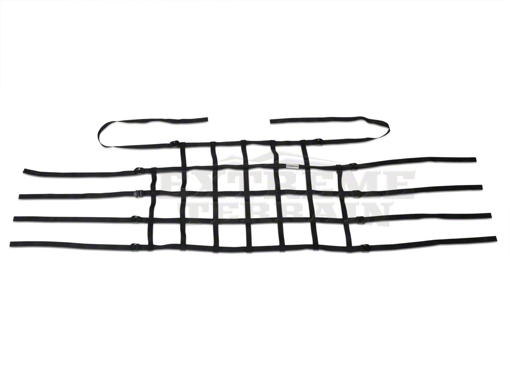 RedRock Rear Overhead Net (07-18 Jeep Wrangler JK 2-Door)