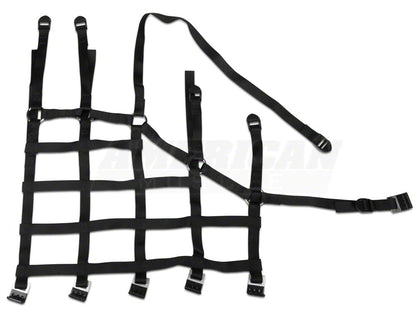 RedRock Cargo Wrap Around Net; Three Piece (07-18 Jeep Wrangler JK 4-Door)