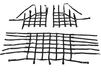 RedRock Cargo Wrap Around Net; Three Piece (07-18 Jeep Wrangler JK 4-Door)