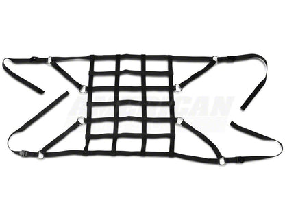 RedRock Front Pet Barrier Net; Black (07-18 Jeep Wrangler JK 4-Door)
