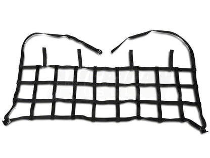 RedRock Rear Pet Barrier Net; Black (07-18 Jeep Wrangler JK 4-Door)