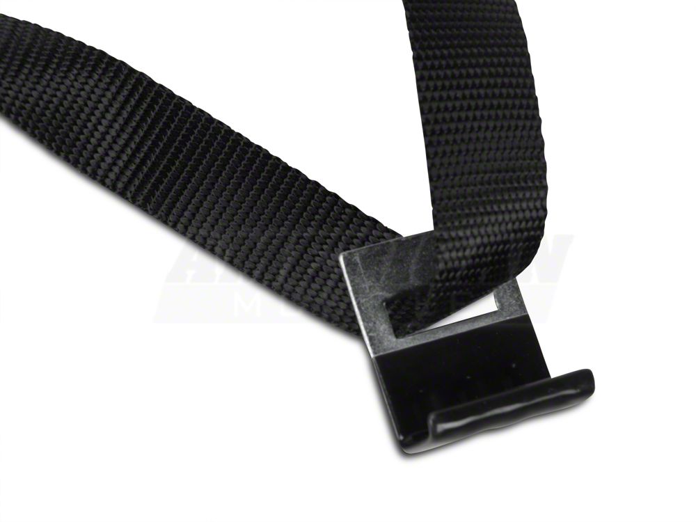 RedRock Rear Pet Barrier Net; Black (07-18 Jeep Wrangler JK 4-Door)