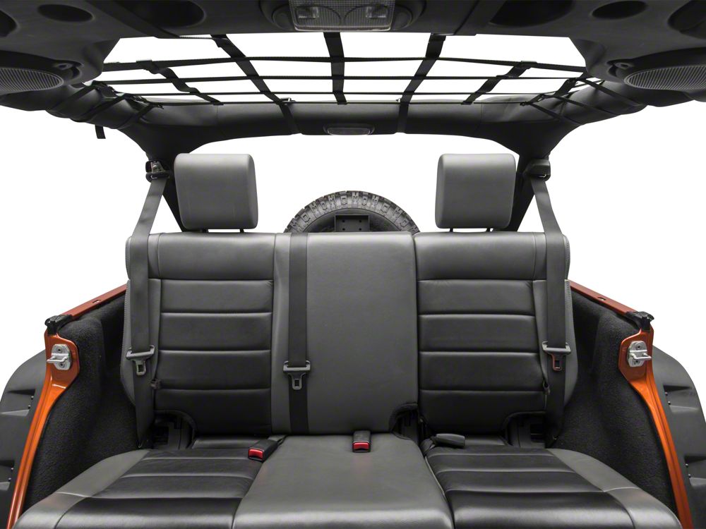 RedRock Rear Overhead Net (07-18 Jeep Wrangler JK 4-Door)
