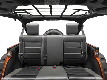 RedRock Rear Overhead Net (07-18 Jeep Wrangler JK 4-Door)