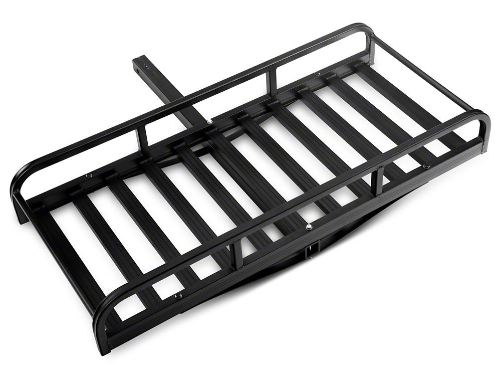 RedRock Hitch Mounted Cargo Rack; 7-Inch XL (07-25 Jeep Wrangler JK & JL)