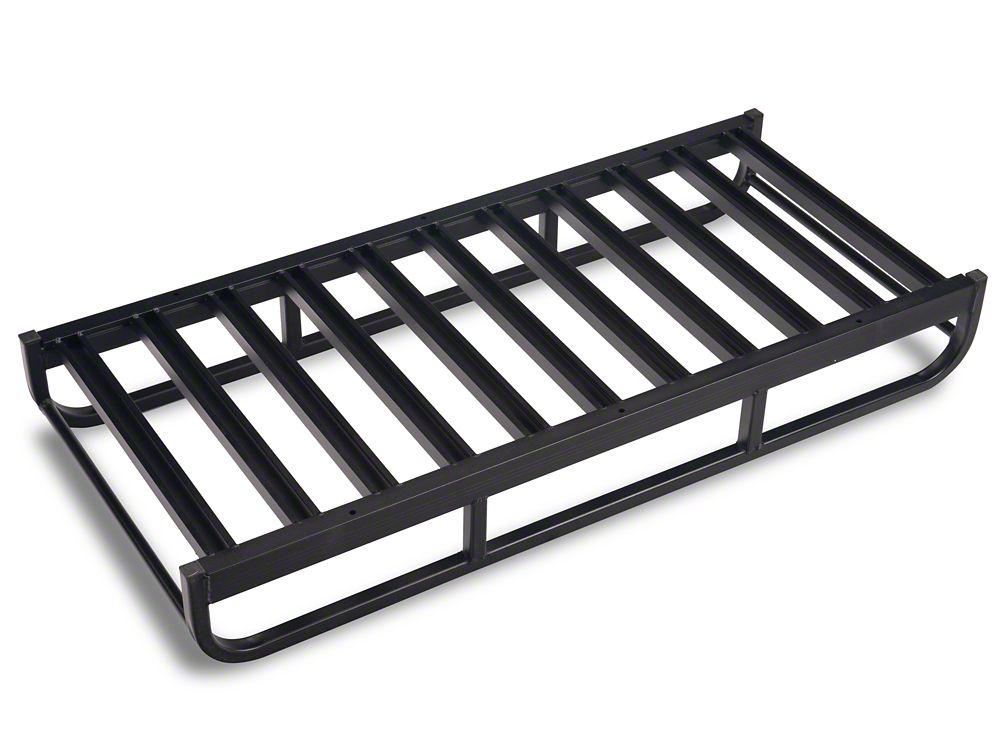RedRock Hitch Mounted Cargo Rack; 7-Inch XL (07-25 Jeep Wrangler JK & JL)