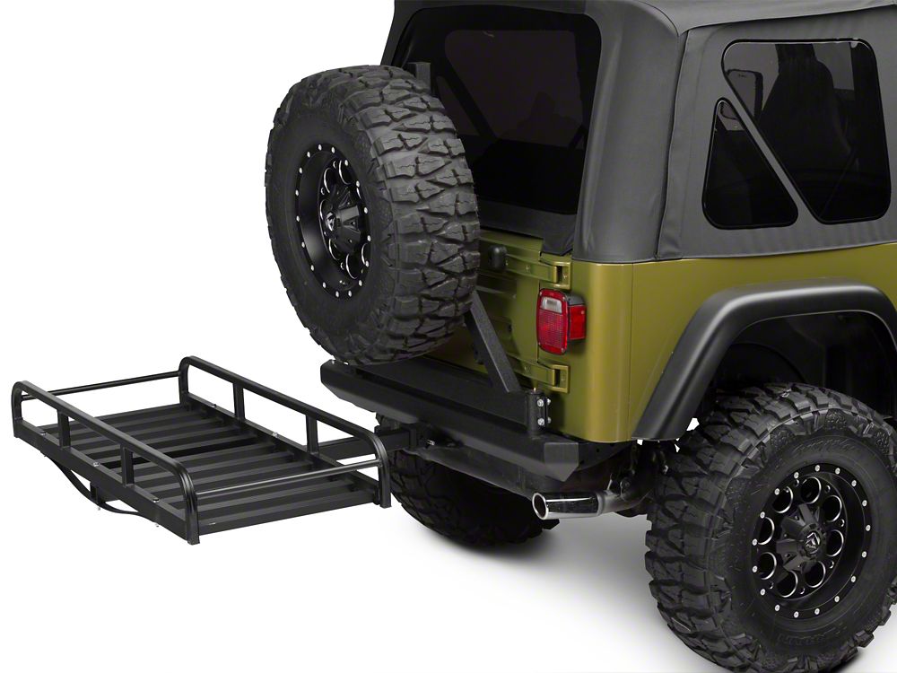 RedRock Hitch Mounted Cargo Rack; 7-Inch XL (Universal; Some Adaptation May Be Required)