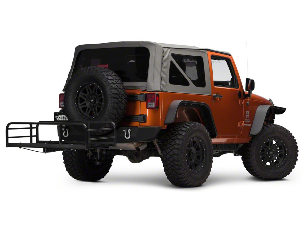 RedRock Hitch Mounted Cargo Rack; 12-Inch XL (Universal; Some Adaptation May Be Required)