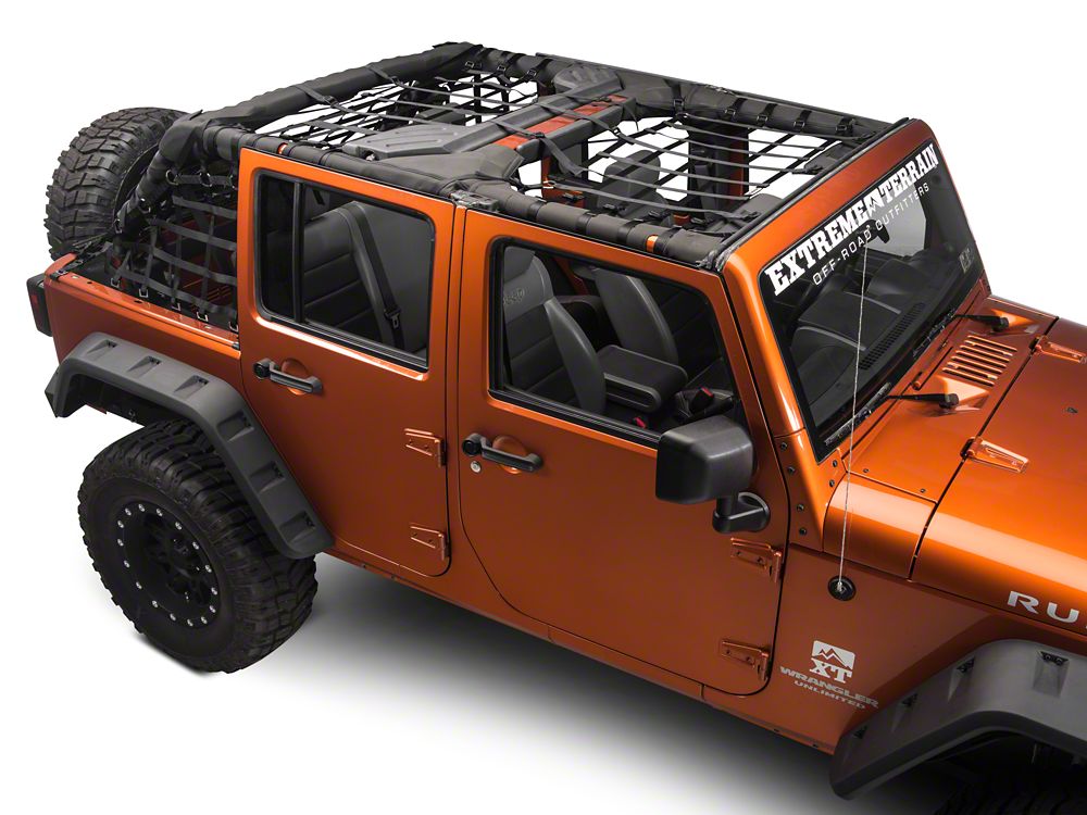RedRock Complete Netting Kit (07-18 Jeep Wrangler JK 4-Door)