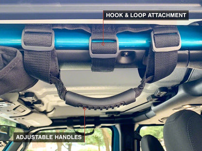 RedRock Extreme Sport Grab Handles (97-18 Jeep Wrangler TJ & JK)