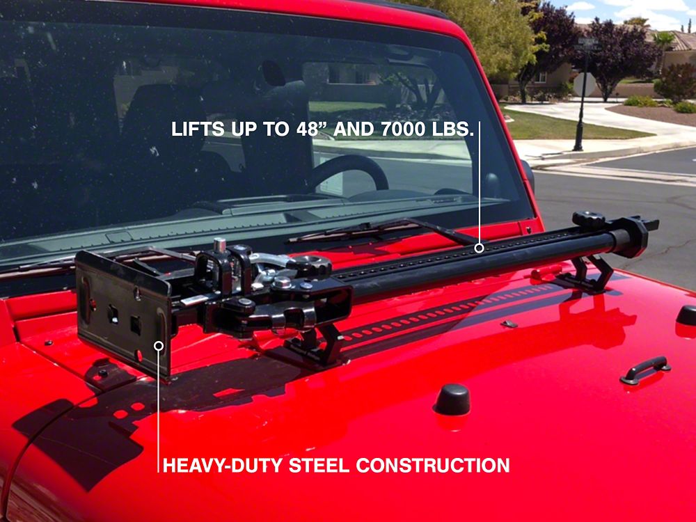RedRock 48-Inch Extreme Recovery Jack; Black