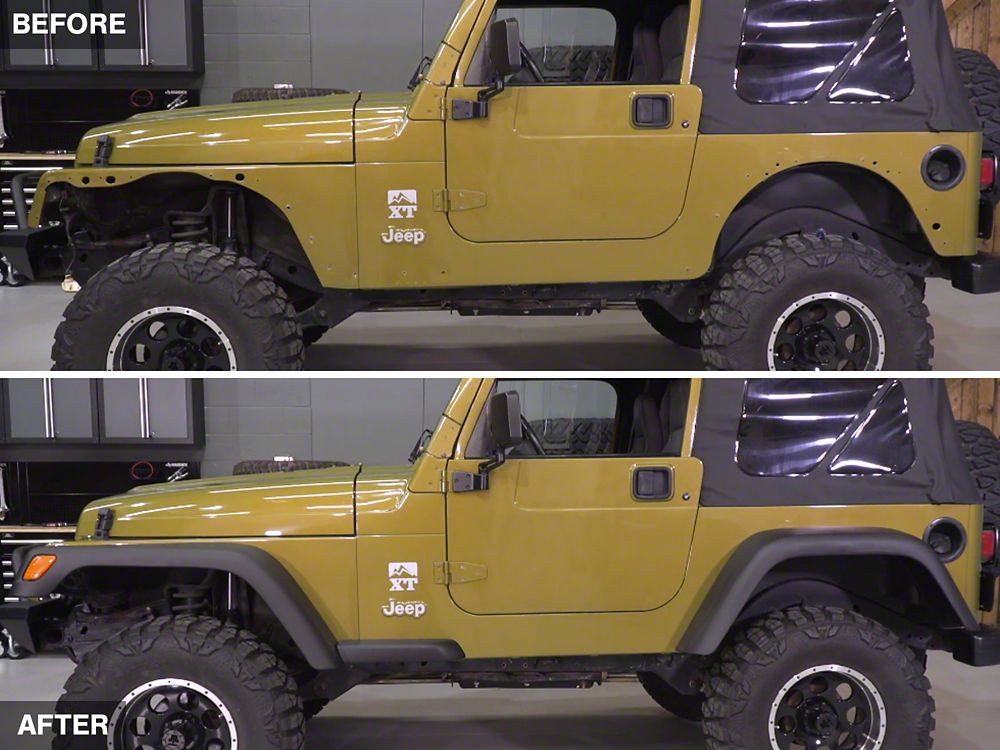 RedRock 7-Inch Fender Flares (97-06 Jeep Wrangler TJ)