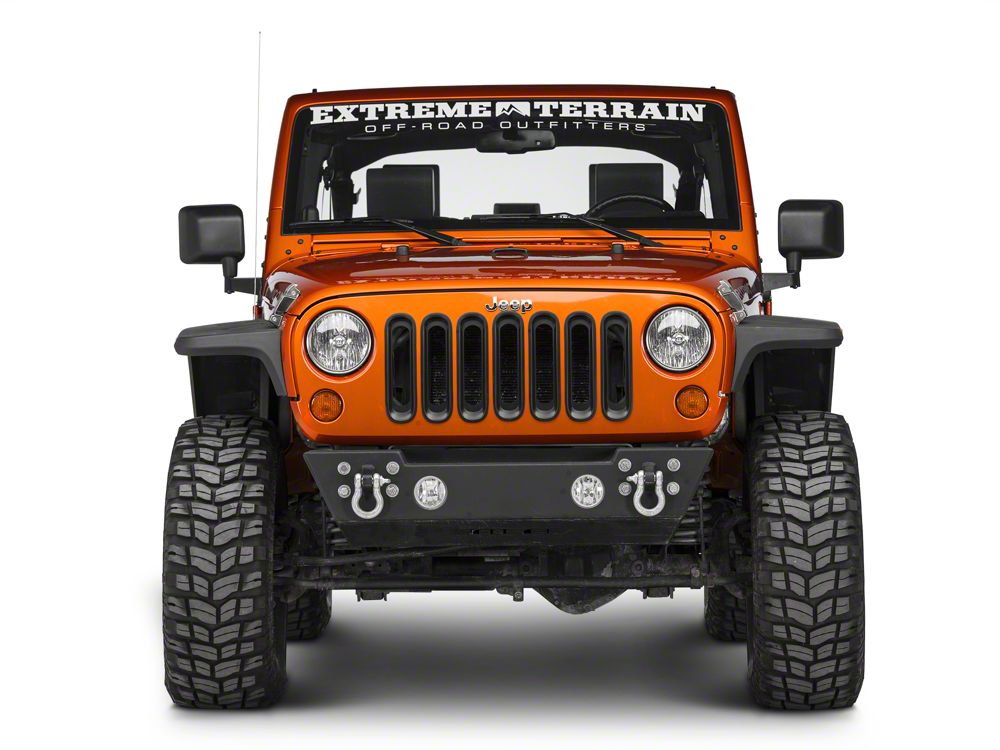 RedRock Grille Inserts; Black (07-18 Jeep Wrangler JK)