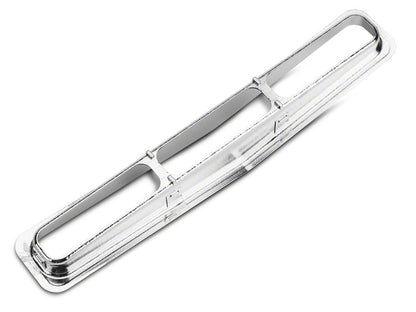 RedRock Grille Inserts; Chrome (87-95 Jeep Wrangler YJ)