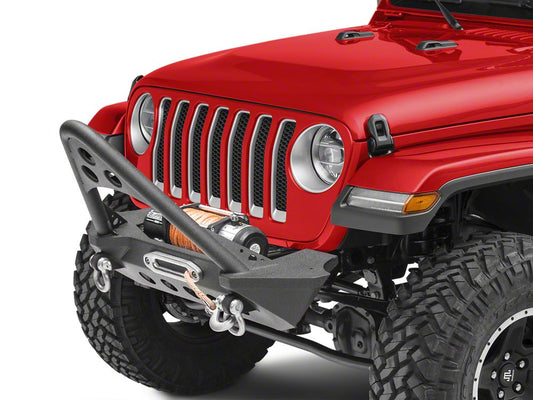 RedRock Stubby Winch Front Bumper with Stinger Bar (18-25 Jeep Wrangler JL)