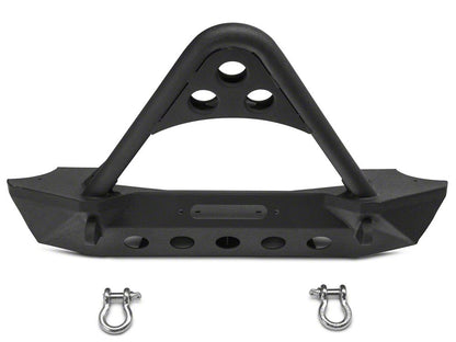 RedRock Stubby Winch Front Bumper with Stinger Bar (18-25 Jeep Wrangler JL)