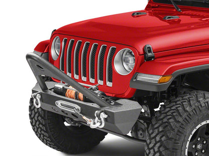 RedRock Mid-Width Winch Front Bumper with Stinger (18-25 Jeep Wrangler JL)