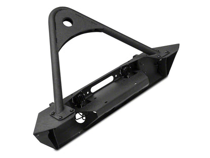 RedRock Stubby Winch Front Bumper with LED Lights and Stinger Bar (18-25 Jeep Wrangler JL)