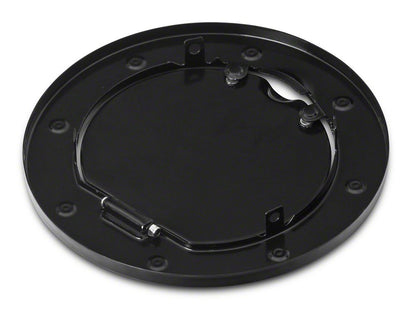 RedRock Non-Locking Fuel Door; Black (07-18 Jeep Wrangler JK)