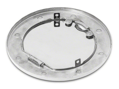 RedRock Non-Locking Fuel Door; Stainless Steel (07-18 Jeep Wrangler JK)