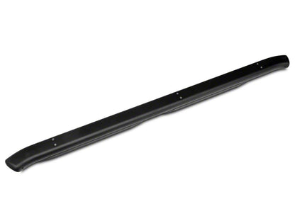 RedRock Pinnacle Oval Bent End Side Step Bars; Textured Black (07-18 Jeep Wrangler JK 4-Door)