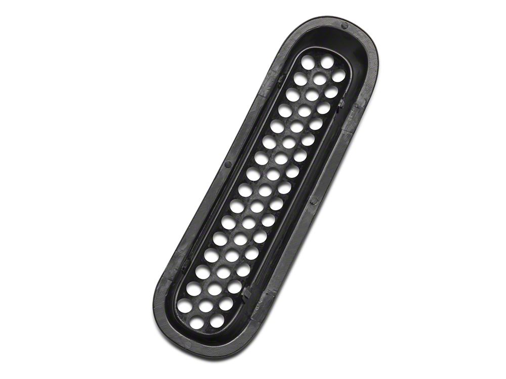 RedRock Honeycomb Grille Inserts; Matte Black (07-18 Jeep Wrangler JK)