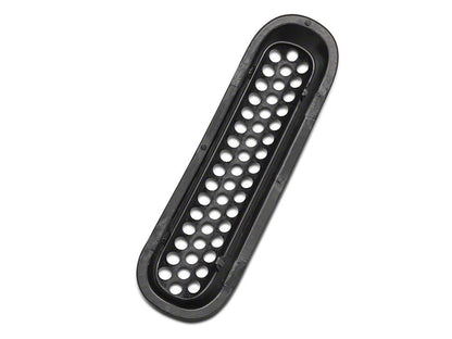 RedRock Honeycomb Grille Inserts; Matte Black (07-18 Jeep Wrangler JK)