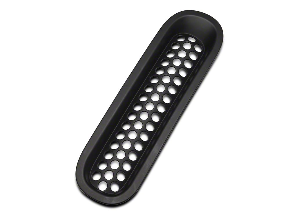 RedRock Honeycomb Grille Inserts; Matte Black (07-18 Jeep Wrangler JK)