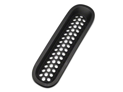 RedRock Honeycomb Grille Inserts; Matte Black (07-18 Jeep Wrangler JK)