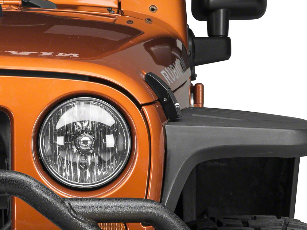 RedRock Locking Hood Catch Kit (07-18 Jeep Wrangler JK)