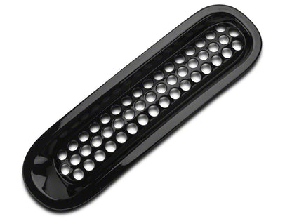 RedRock Honeycomb Grille Inserts; Black (07-18 Jeep Wrangler JK)