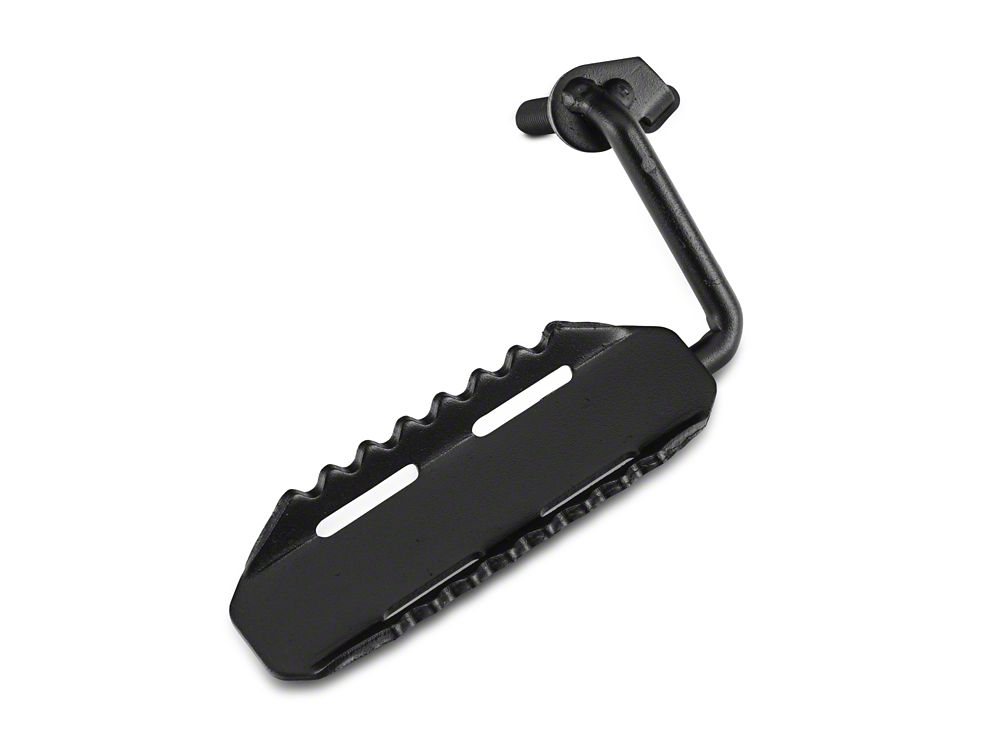 RedRock Foot Pegs; Textured Black (07-18 Jeep Wrangler JK)