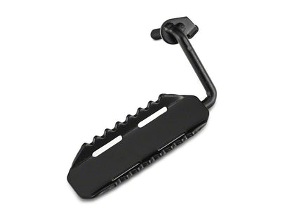 RedRock Foot Pegs; Textured Black (07-18 Jeep Wrangler JK)