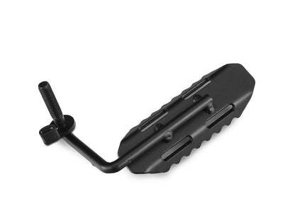 RedRock Foot Pegs; Textured Black (07-18 Jeep Wrangler JK)