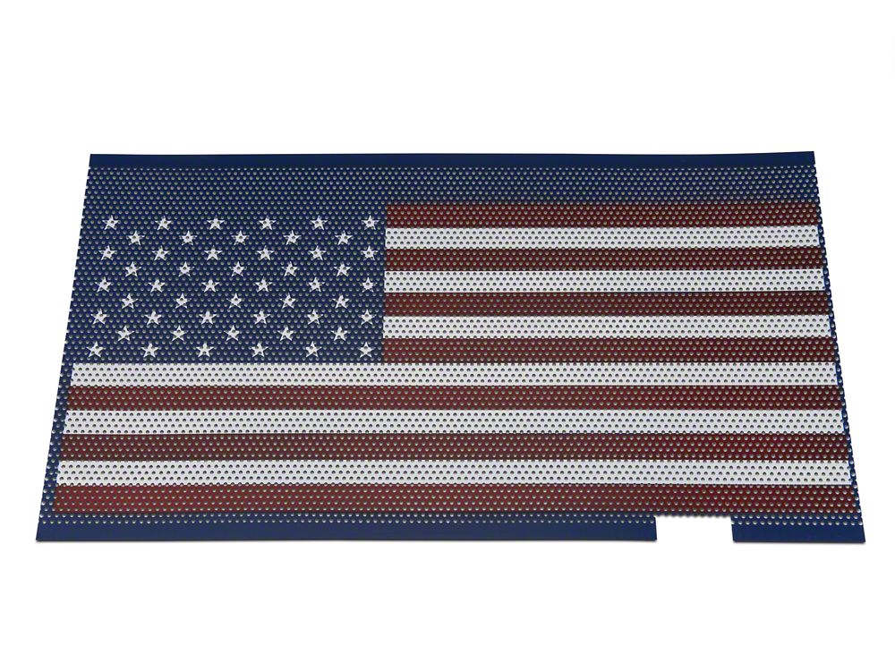 RedRock Mesh Grille Insert; Old Glory (07-18 Jeep Wrangler JK)